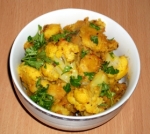 Aloo Gobi - Curry uscat de Cartofi cu Conopida