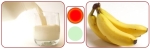 Alimente incompatibile-banane+lapte