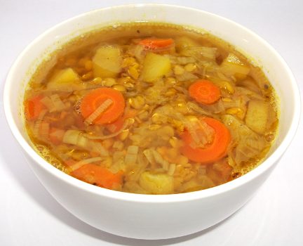 Supa de Linte cu Legume si Apa de Tamarind
